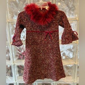 Bonnie Jean Christmas Dress-size 5